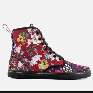 Dr. Martens Shoreditch FC Floral Mix Canvas Boot.